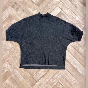 New with tag- Banana Republic dolman sleeve, mock neck short sleeve top.
